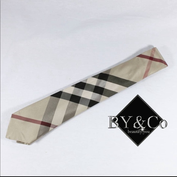 BURBERRY Modern Cut Vintage Check Silk Tie - Picture 1 of 4